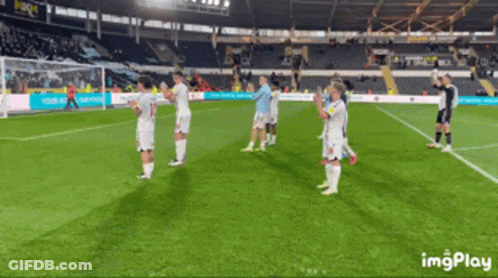 Two Soccer Players One Wearing Boylesports Jersey GIF