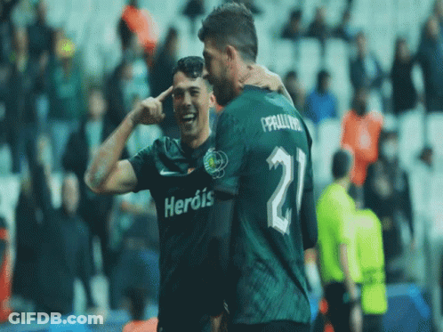 Two Soccer Players One With Number 21 GIF