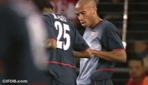 Two Soccer Players One With Number 25 GIF