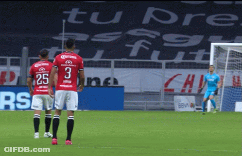Two Soccer Players One With Number 3 GIF