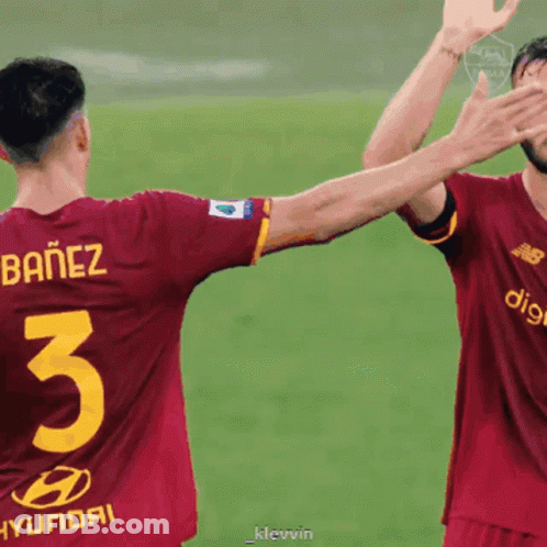 Two Soccer Players One With Number 3 GIF