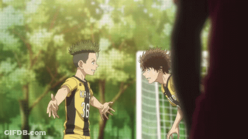 Two Soccer Players One With The Number 36 On His Jersey GIF