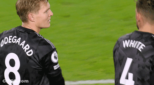 Two Soccer Players One With White On Jersey GIF