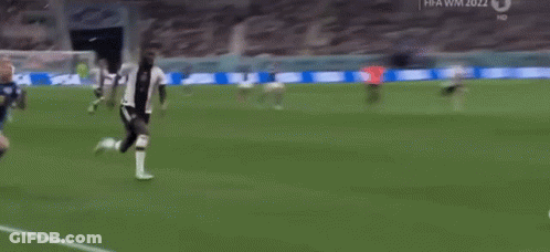 Two Soccer Players Playing Soccer GIF