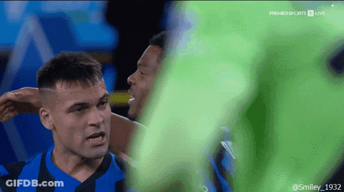 Two Soccer Players Premier Sports 1 Live GIF