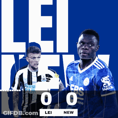 Two Soccer Players Standing With Score 0-0 New GIF