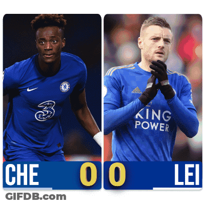Two Soccer Players Wearing Blue Shirts With Che 00 Lei Written On Them GIF