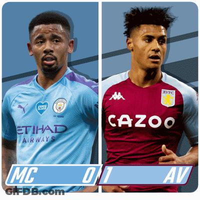 Two Soccer Players Wearing Cazoo Jerseys GIF