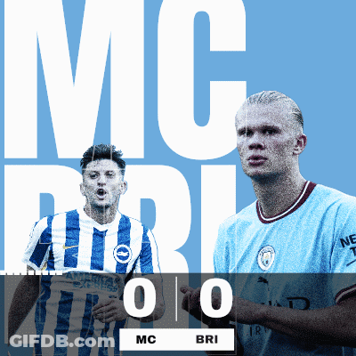 Two Soccer Players With 0-0 Score GIF