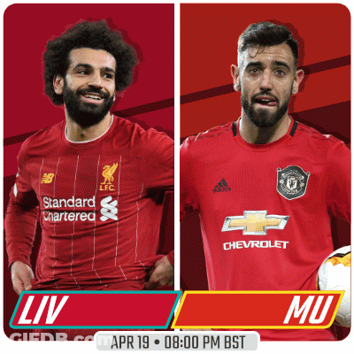 Two Soccer Players With Liv And MU GIF