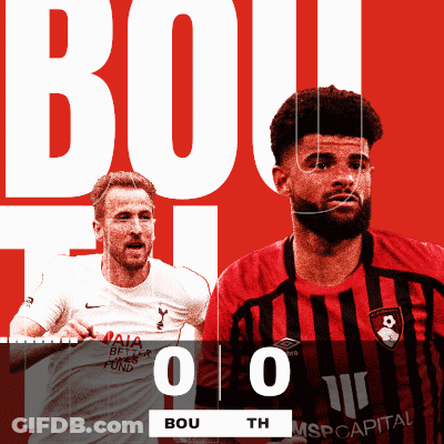 Two Soccer Players With Score 0-0 GIF