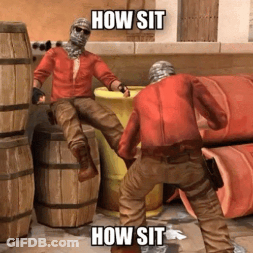 Two Soldiers Are Standing Next To Each Other In A Video Game . GIF