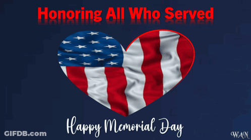 Two Soldiers Saluting Memorial Day GIF