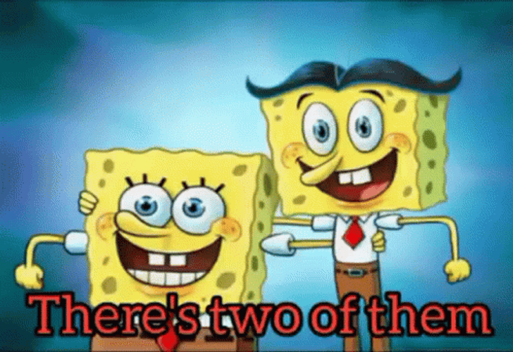 Two Spongebob Square Pants GIF