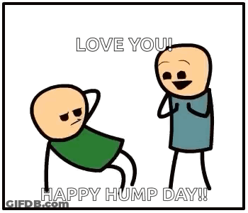 Two Stick Figures Talking GIF
