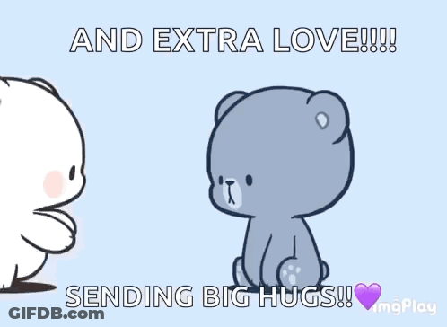Two Teddy Bears Hugging GIF