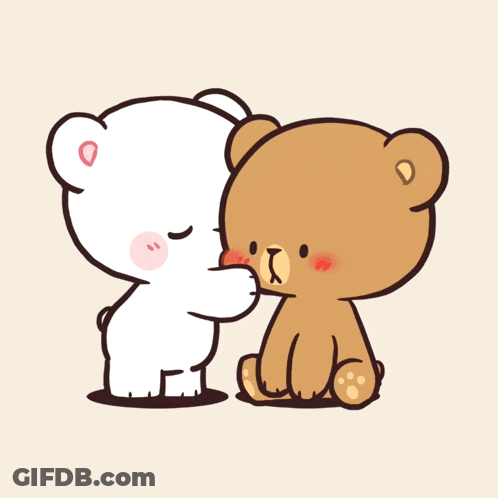 Two Teddy Bears Hugging GIF