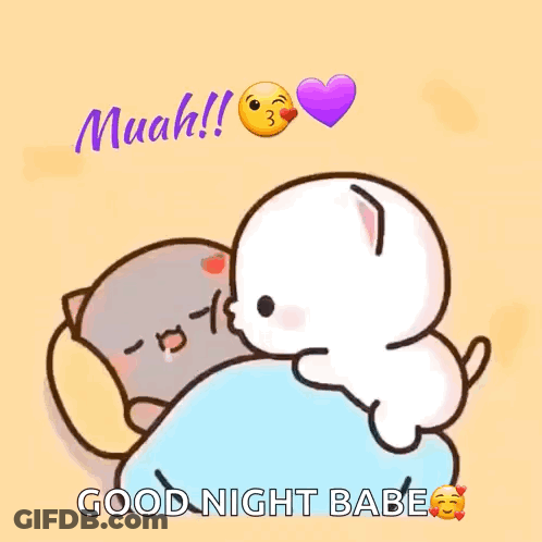 Two Teddy Bears Hugging With Purple Hearts From Mouths GIF