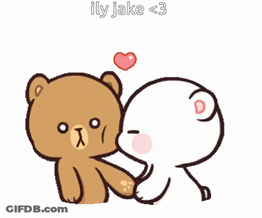 Two Teddy Bears Kissing With Heart GIF
