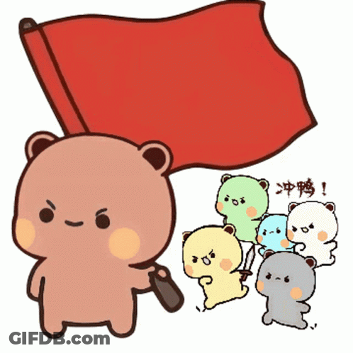 Two Teddy Bears Playing In Sand GIF