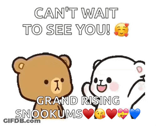 Two Teddy Bears Saying Can't Wait To See You GIF