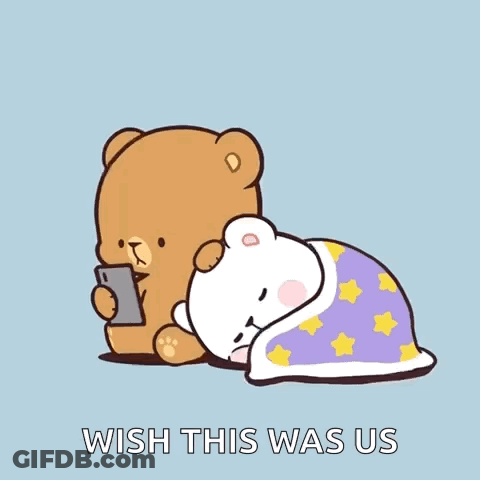 Two Teddy Bears Saying Wish This Was Us GIF