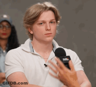 Two Teddy Bears Sitting One Crying Other Holding Tissues GIF