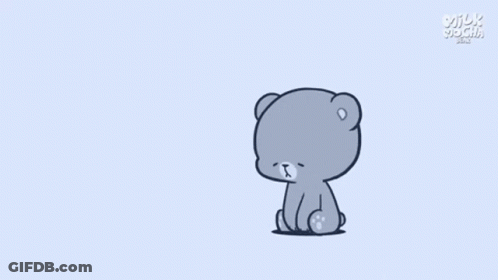Two Teddy Bears Standing Together GIF