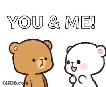 Two Teddy Bears Talking GIF