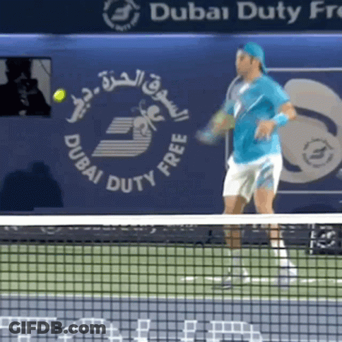 Two Tennis Players Saying Frenemies GIF