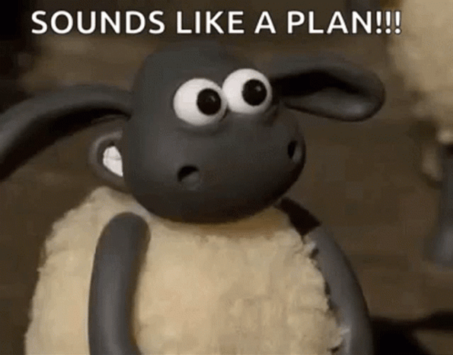 Two Thumbs Up Good Plan Shaun The Sheep GIF