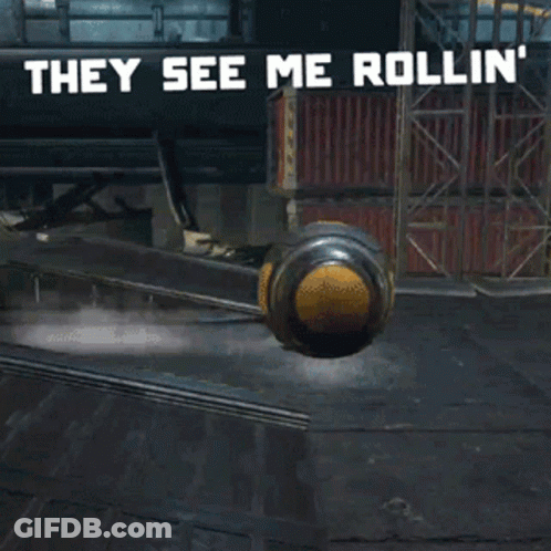 Two Transformers Standing Together GIF