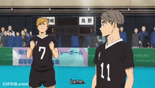 Two Volleyball Players With Number 11 GIF