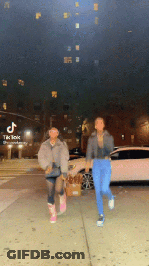 Two Woman Dancing With Sturdy Body GIF