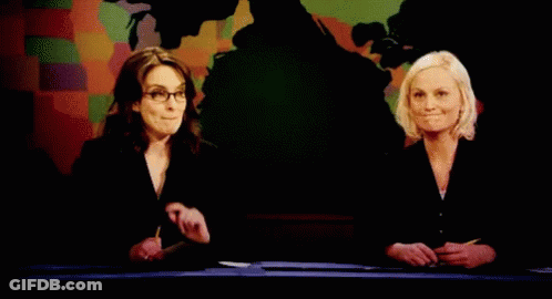 Two Women At Desk Bitches Get Stuff Done GIF