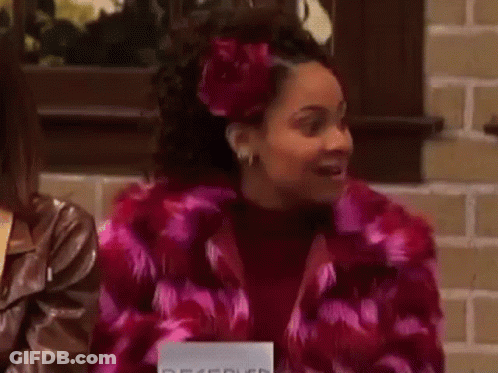 Two Women At Table With Hater GIF
