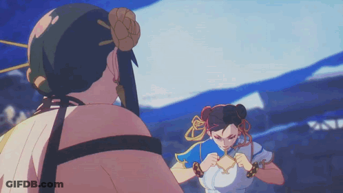 Two Women Fighting Cartoon GIF