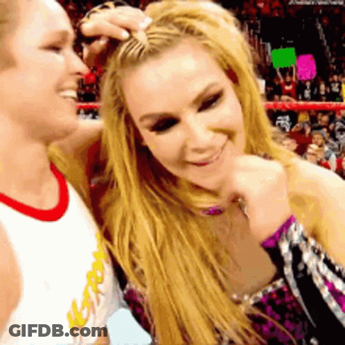 Two Women Fighting In Ring GIF