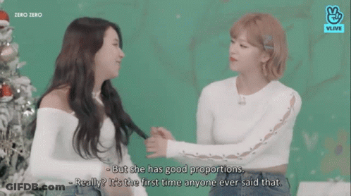 Two Women Holding Hands GIF