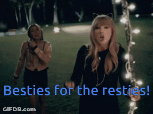 Two Women Holding Lights Besties For Resties GIF