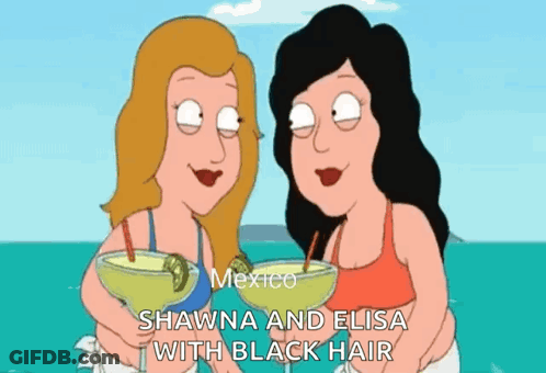 Two Women Holding Margaritas Shawna And Elisa GIF