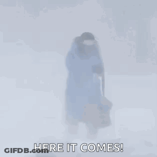 Two Women Holding Umbrella And Doll Raining Cats And Dogs GIF