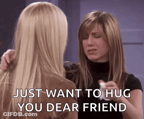Two Women Hugging Just Want To Hug You GIF