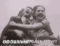Two Women Hugging No Turning Back Now GIF