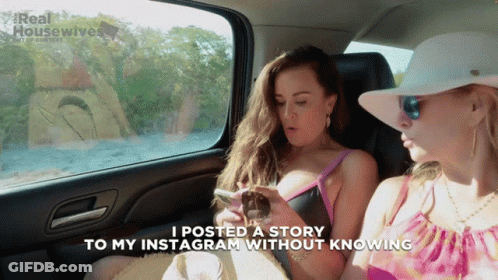 Two Women In A Car With Real Housewives GIF