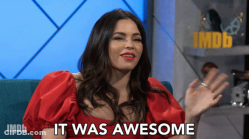 Two Women In Bikinis Holding Portraits Of Each Other GIF
