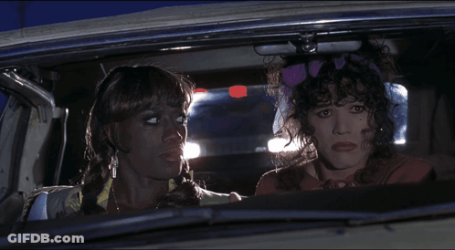 Two Women In Car I Bet You Were The Brightest In Your Class Weren't You GIF