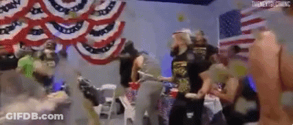 Two Women In Front Of Bulletin Board A.A.A GIF