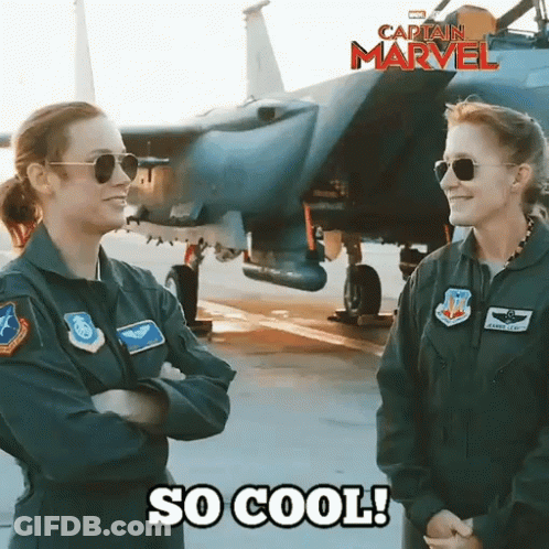 Two Women In Military Uniforms So Cool GIF