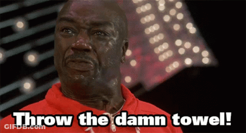 Two Women In Red Shirts Dancing In Front Of Crowd With Man In Black P Shirt GIF